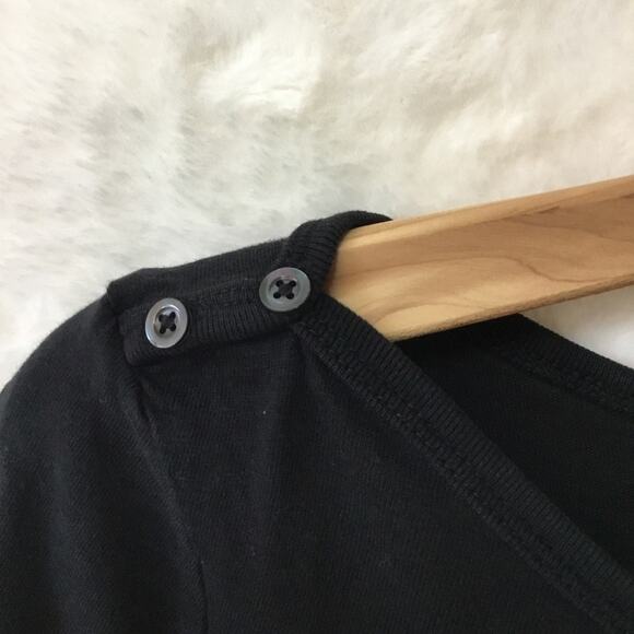 J.Crew Black with White Striped Long Sleeve Top - Picture 4 of 11